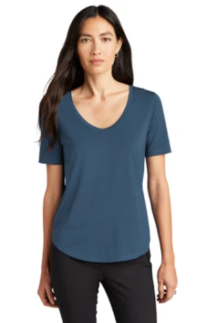 MM1017 - Mercer+Mettle® Women’s Stretch Jersey Relaxed Scoop