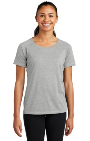 LST400 - Sport-Tek® Women's PosiCharge® Tri-Blend Wicking Scoop Neck Raglan Tee